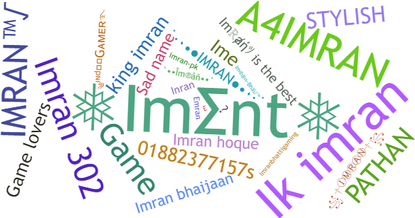 Spitznamen für Imran
