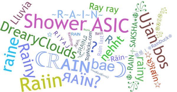 Spitznamen für Rain