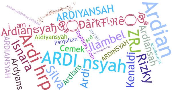 Spitznamen für Ardiansyah