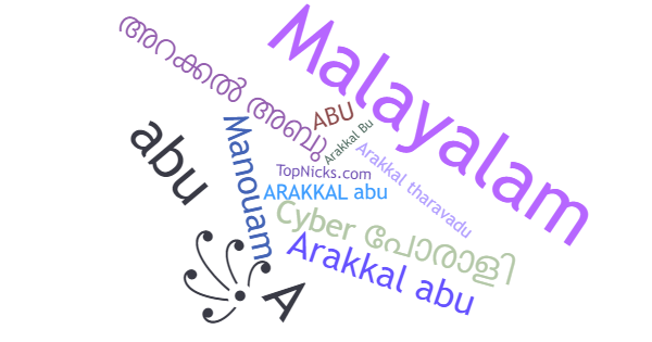 Spitznamen für ArakkalAbu