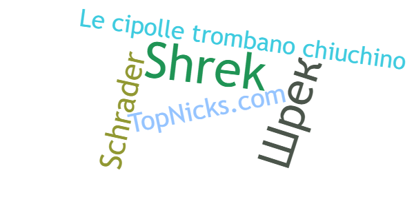 Spitznamen für Shrek