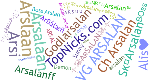 Spitznamen für Arsalan