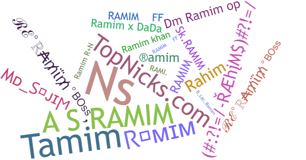 Spitznamen für Ramim