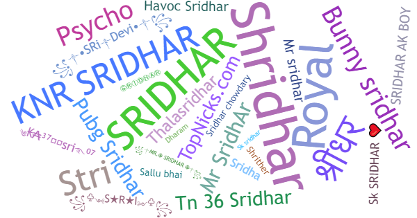 Spitznamen für Sridhar