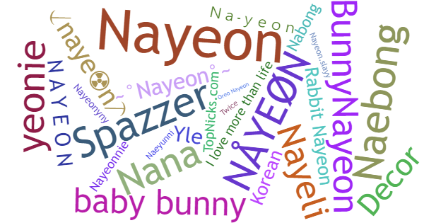 Spitznamen für Nayeon