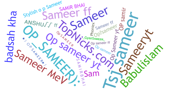 Spitznamen für Opsameer