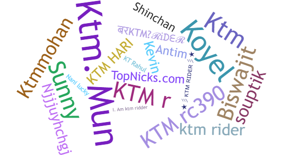 Spitznamen für KTMrider