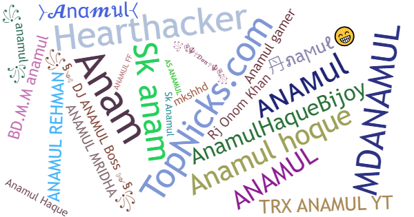 Spitznamen für Anamul