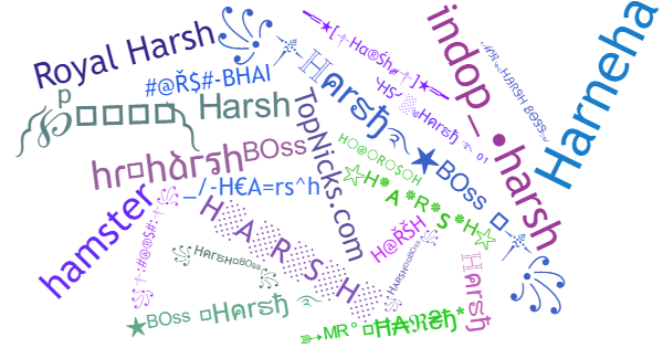 Spitznamen für Harsh