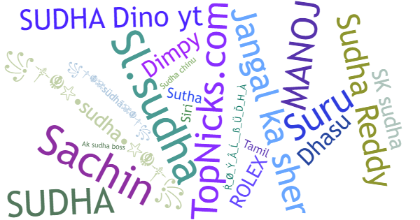 Spitznamen für Sudha