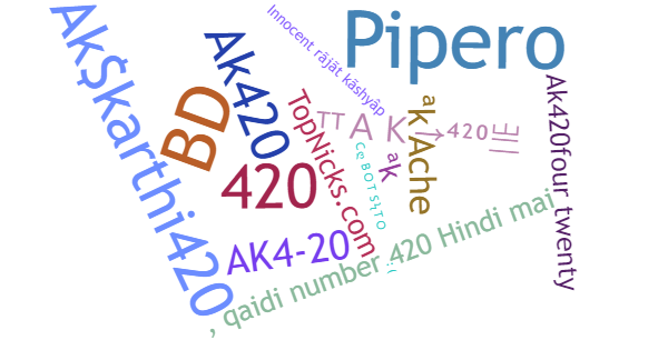 Spitznamen für AK420